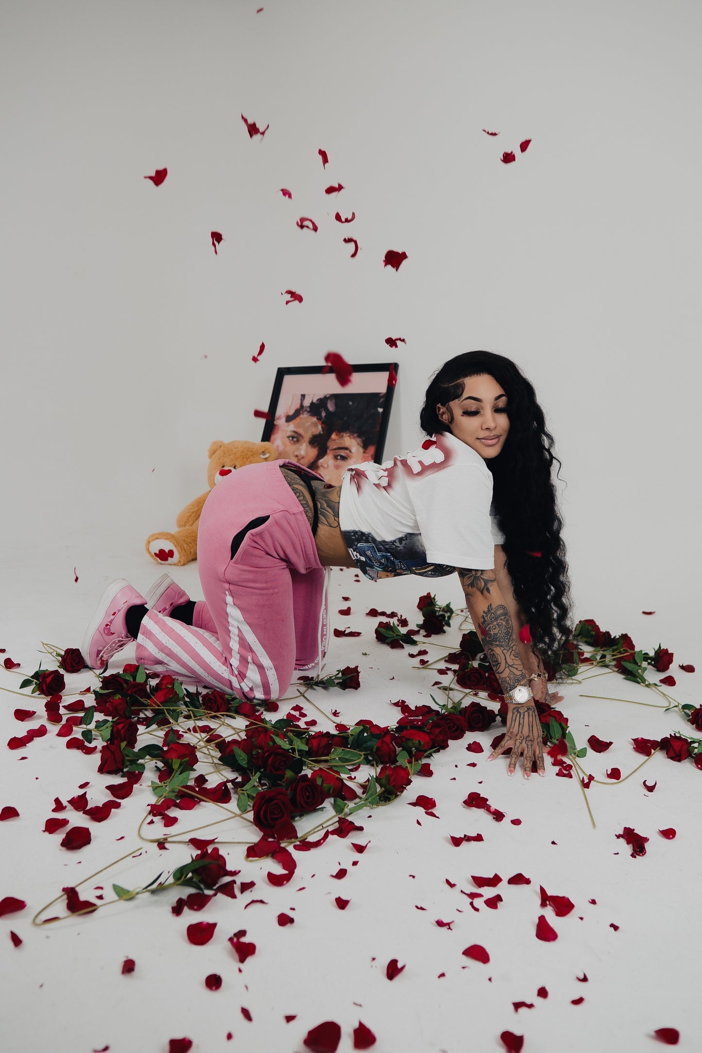 TWT ATTIRE SWEATSUIT-Pink